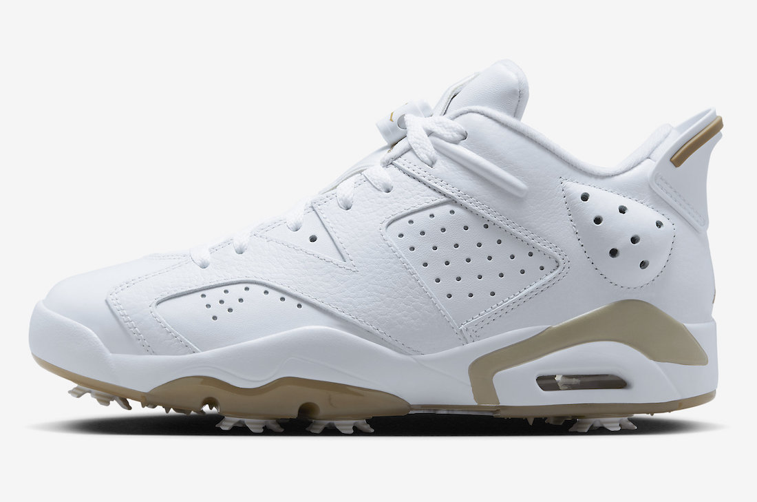 Air Jordan 6 Low Golf White Khaki DV1376-100