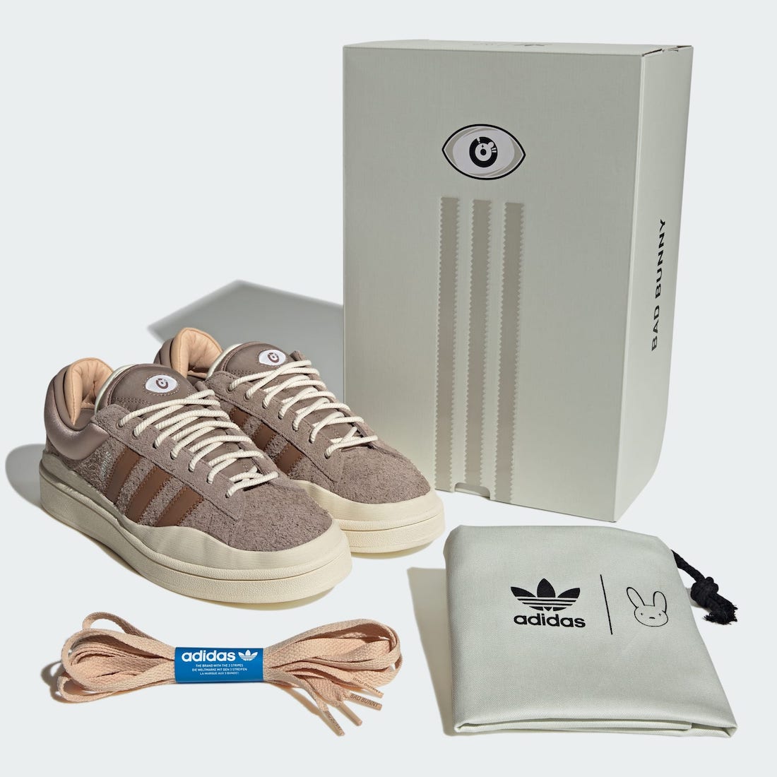 Bad Bunny adidas Campus Sand Beige Brown ID2529