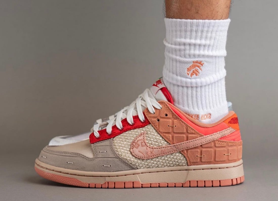 CLOT What The Nike Dunk Low FN0316-999 On-Feet