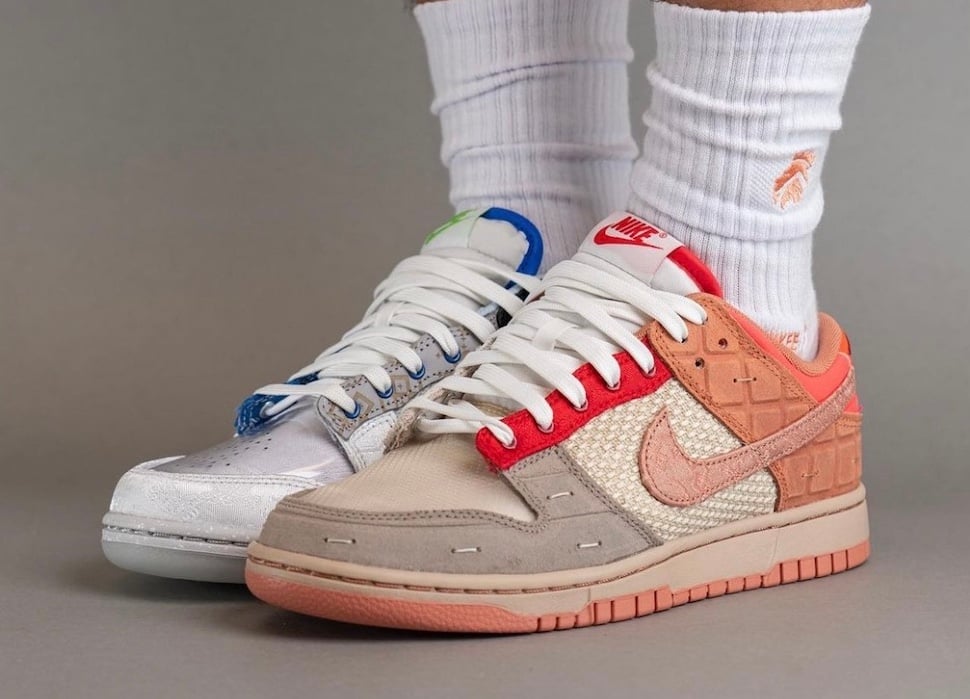 How the CLOT x Nike Dunk Low ‘What The’ Looks On-Feet