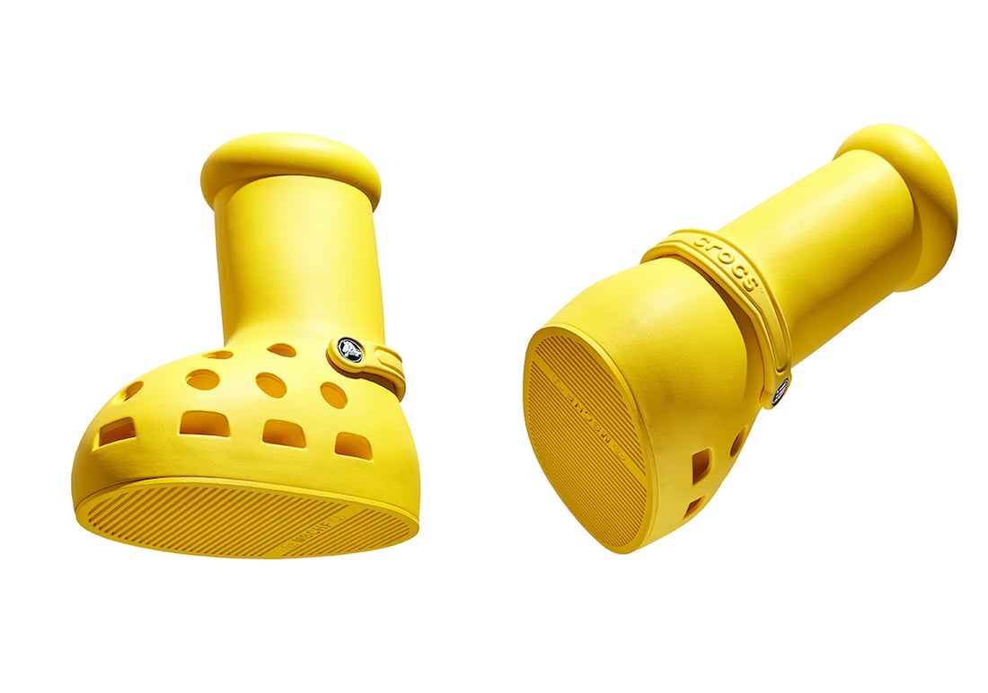 Crocs x MSCHF Big Yellow Boot Debuts August 9th