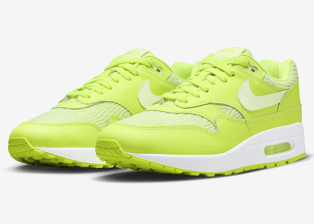 Nike Air Max 1 ‘Volt’ Features Topographic Patterns