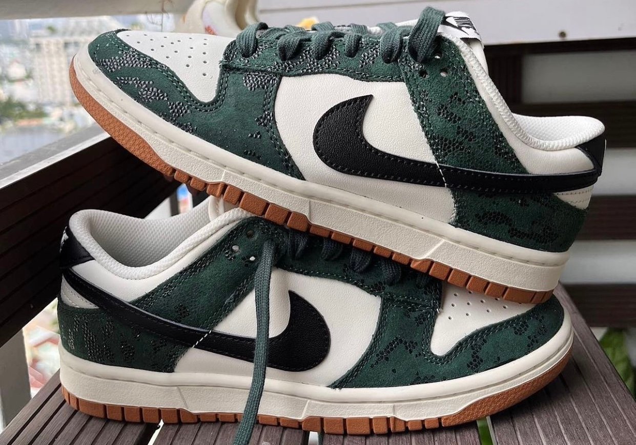 First Look: Nike Dunk Low ‘Green Snake’