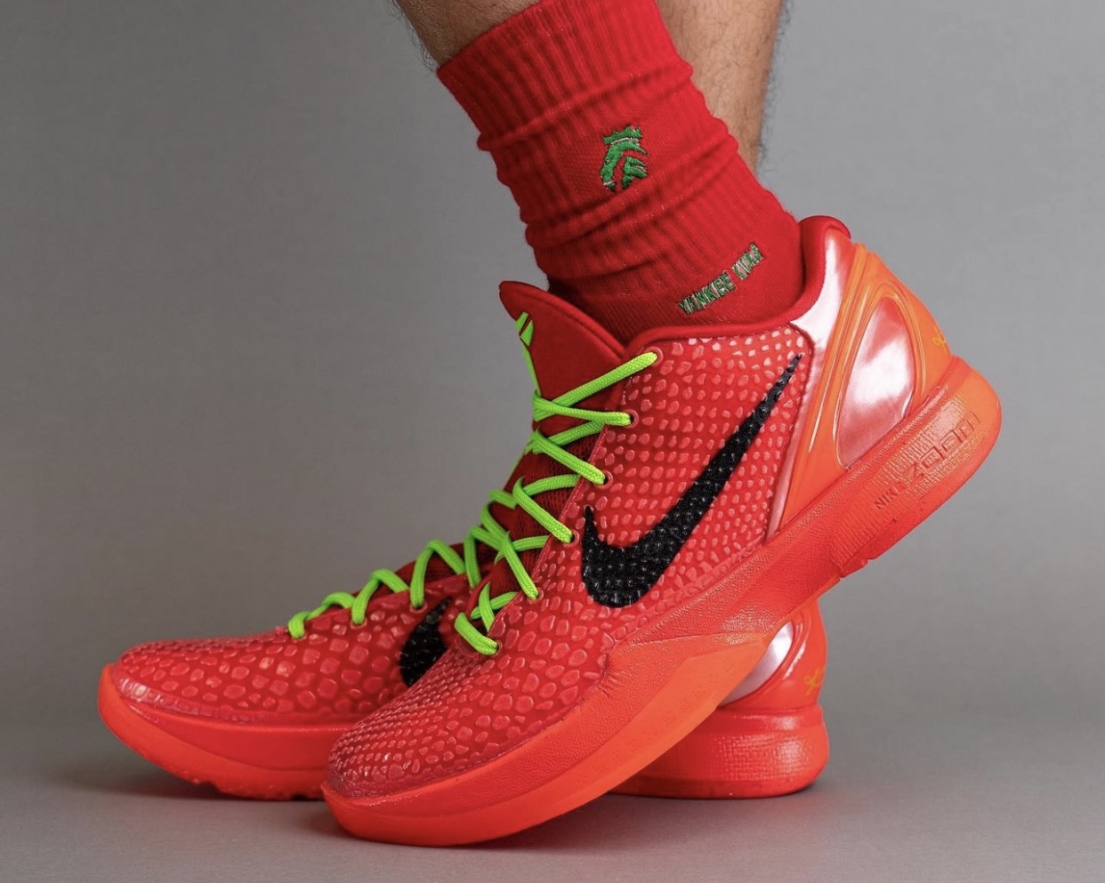 Nike Kobe 6 Protro Reverse Grinch FV4921-600 On-Feet