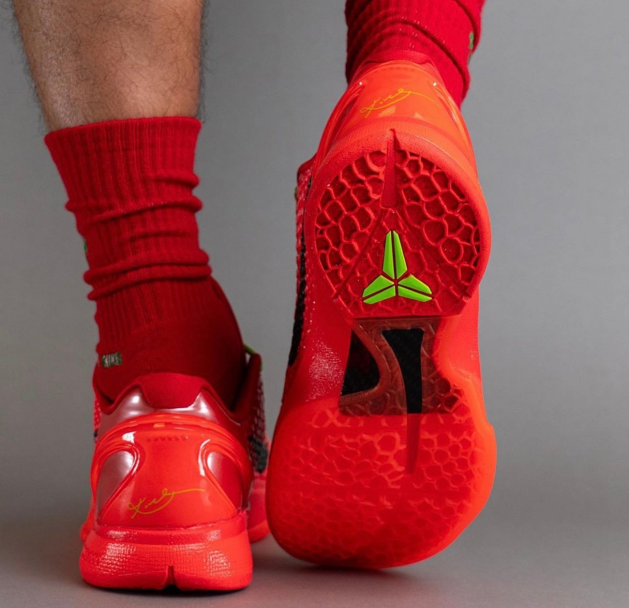 Nike Kobe 6 Protro Reverse Grinch FV4921-600 On-Feet