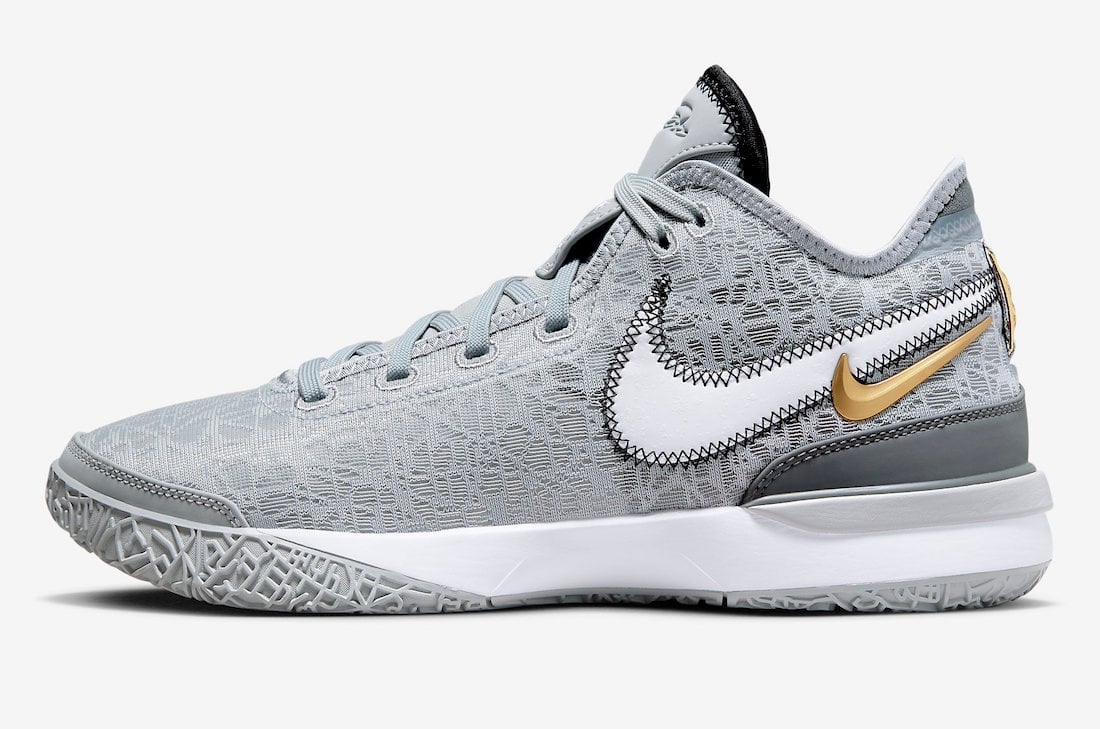 Nike LeBron NXXT Gen Wolf Grey Gold DR8784-004