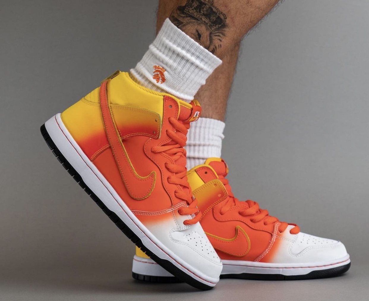 Nike SB Dunk High Sweet Tooth Candy Corn FN5107-700 On-Feet