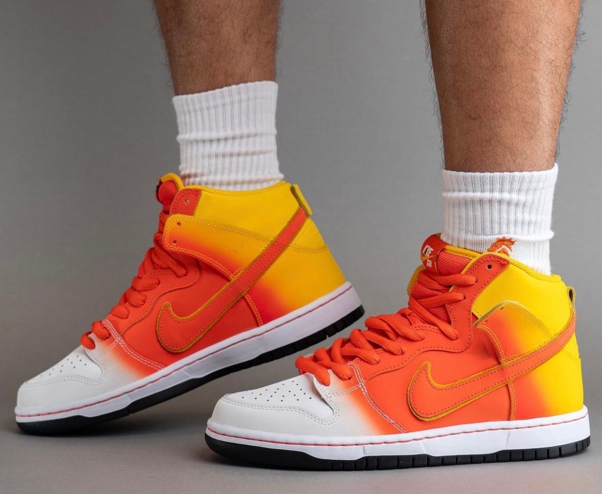 Nike SB Dunk High Sweet Tooth Candy Corn FN5107-700 On-Feet