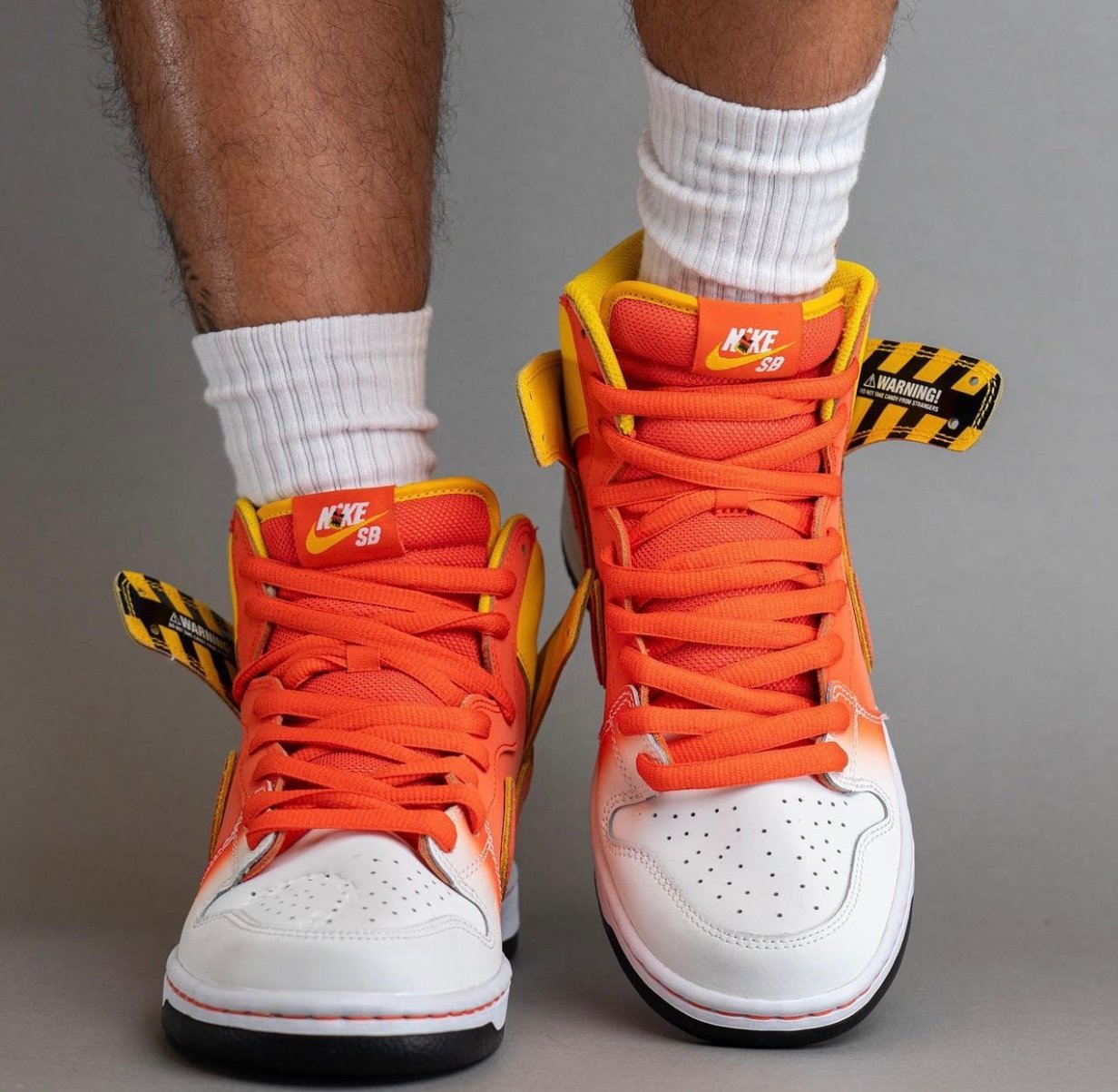 Nike SB Dunk High Sweet Tooth Candy Corn FN5107-700 On-Feet