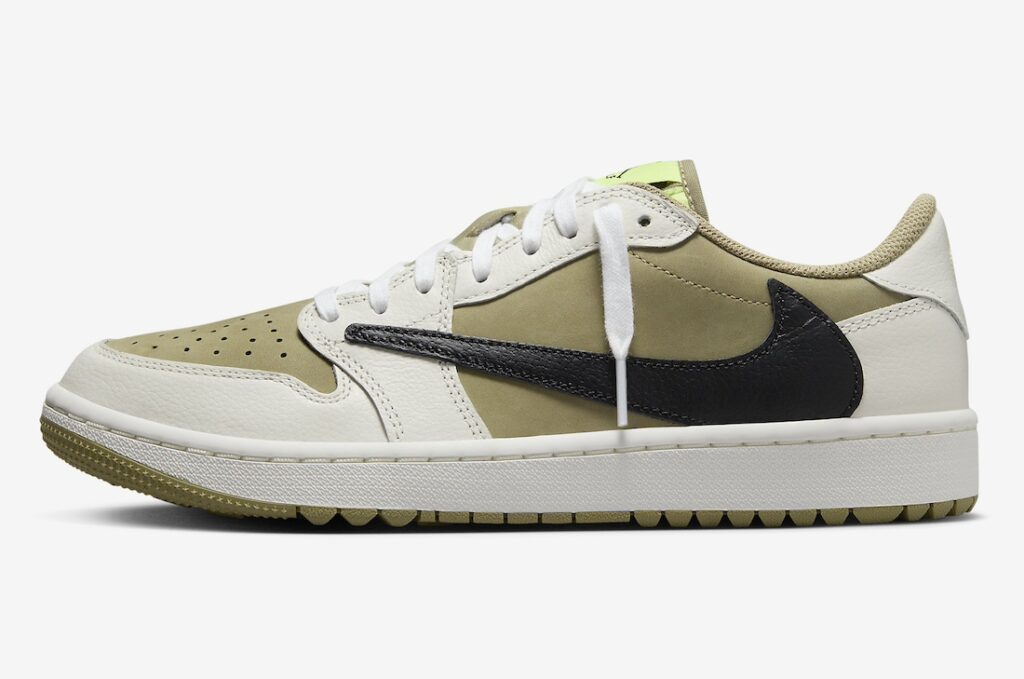 Travis Scott Air Jordan 1 Low Golf Olive FZ3124-200