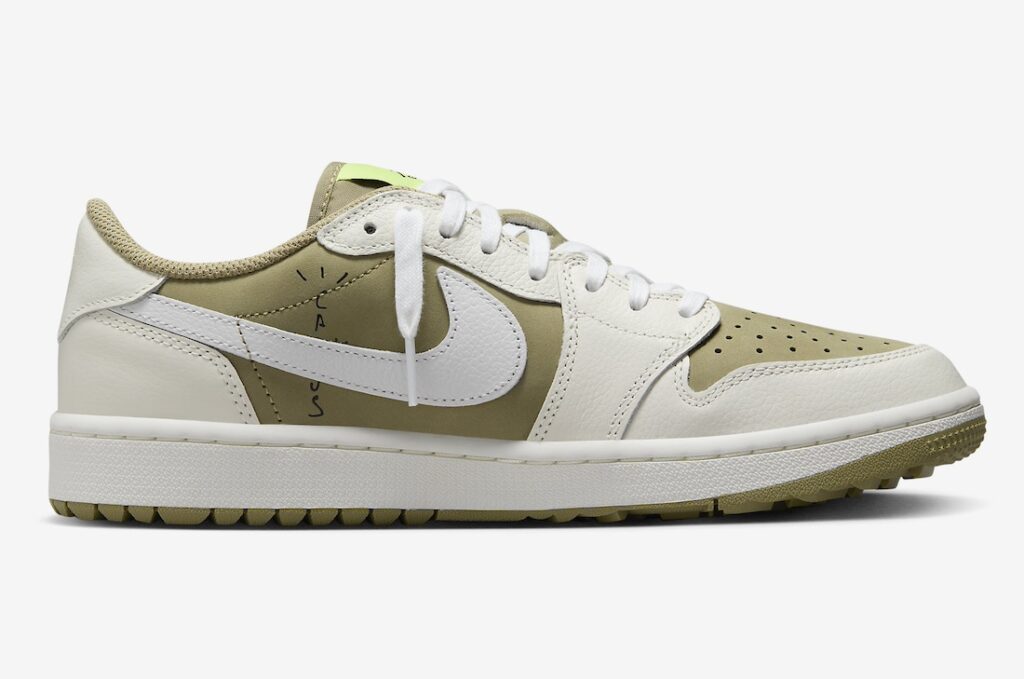 Travis Scott Air Jordan 1 Low Golf Olive FZ3124-200