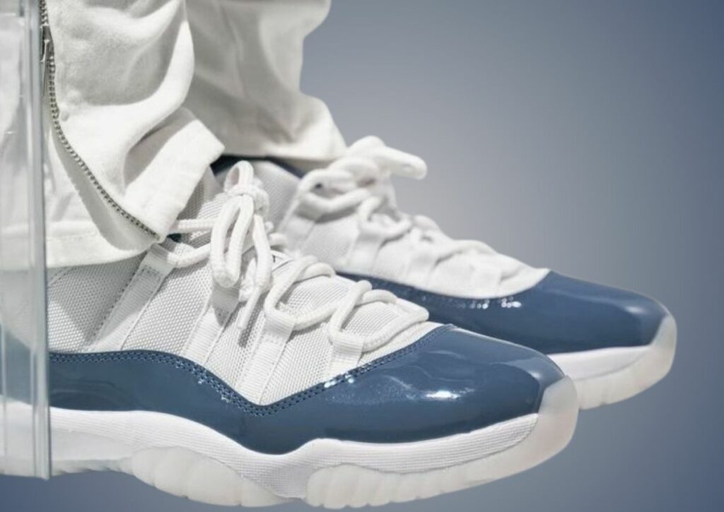 Air Jordan 11 Low Diffused Blue FV5104-104 On-Feet