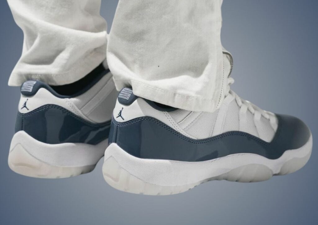 Air Jordan 11 Low Diffused Blue FV5104-104 On-Feet