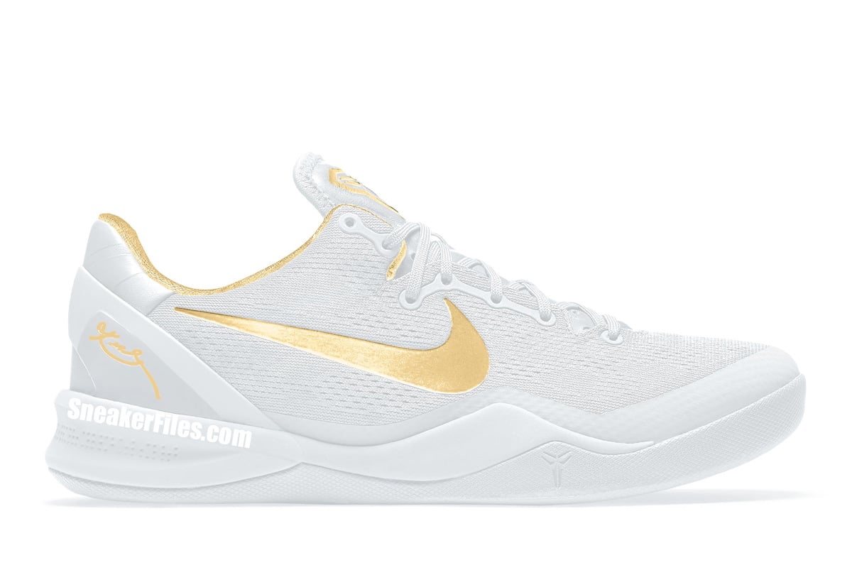 Nike Kobe 8 Protro White Gold FN0266-102