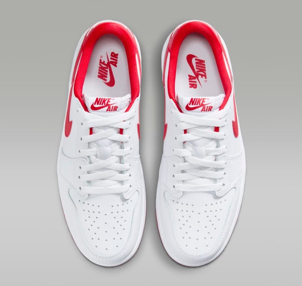 Detailed Look Air Jordan 1 Low OG University Red | SneakerFiles