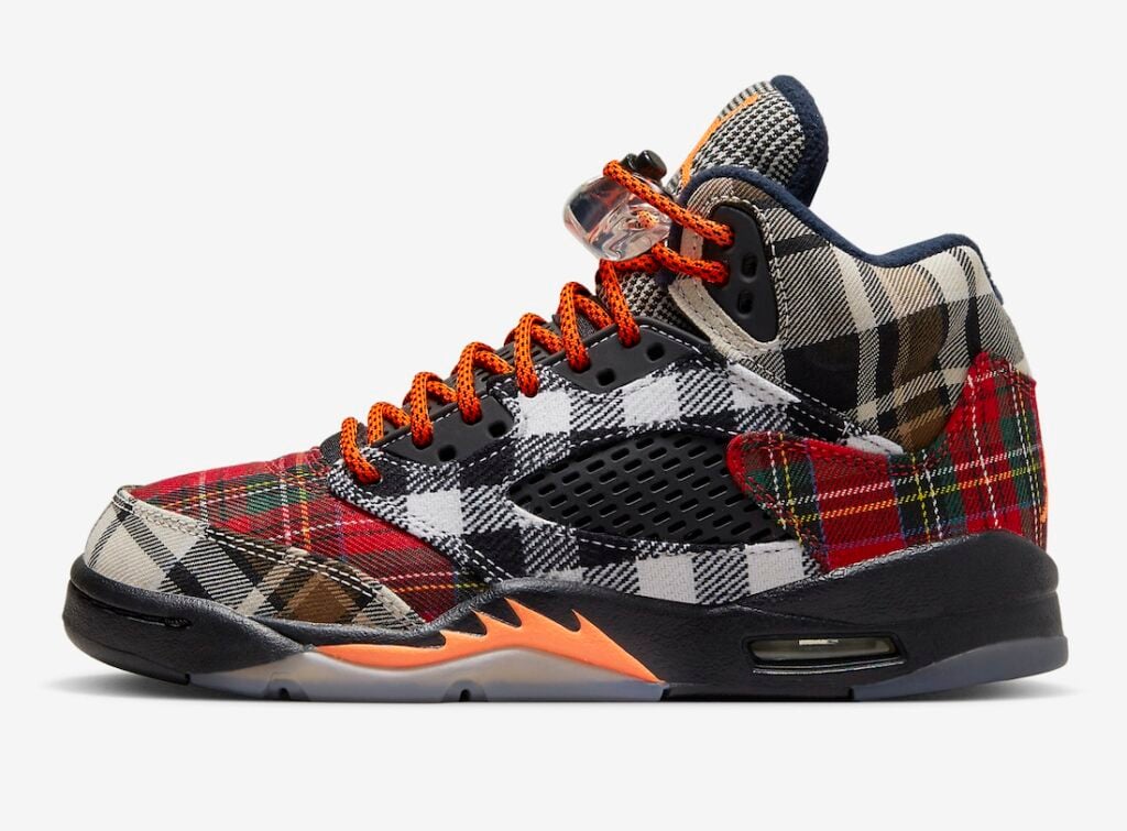 Air Jordan 5 Plaid FD4814-008 GS Kids