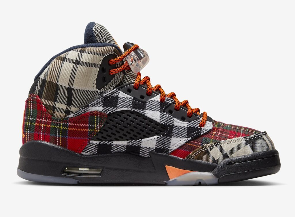 Air Jordan 5 Plaid FD4814-008 GS Kids