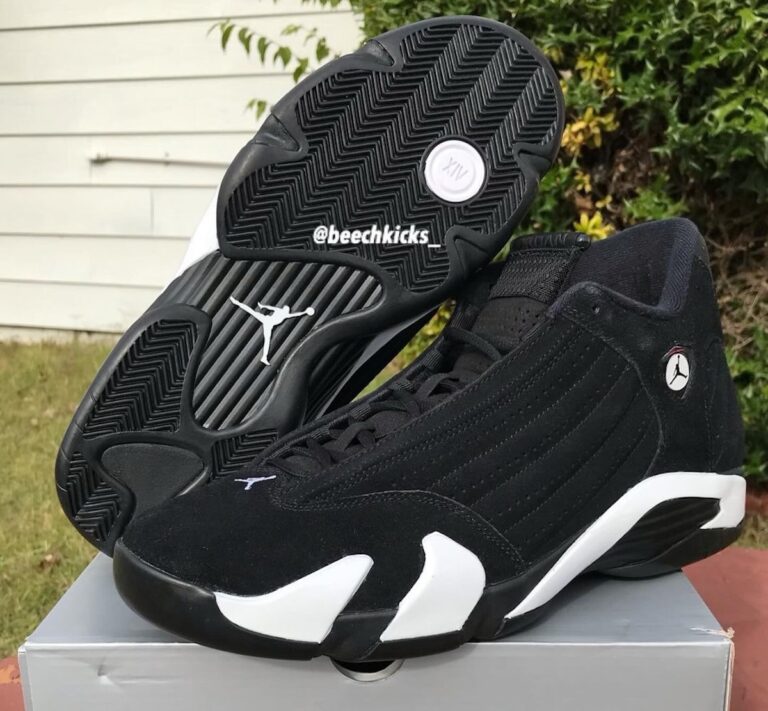 air jordan 14 black and yellow