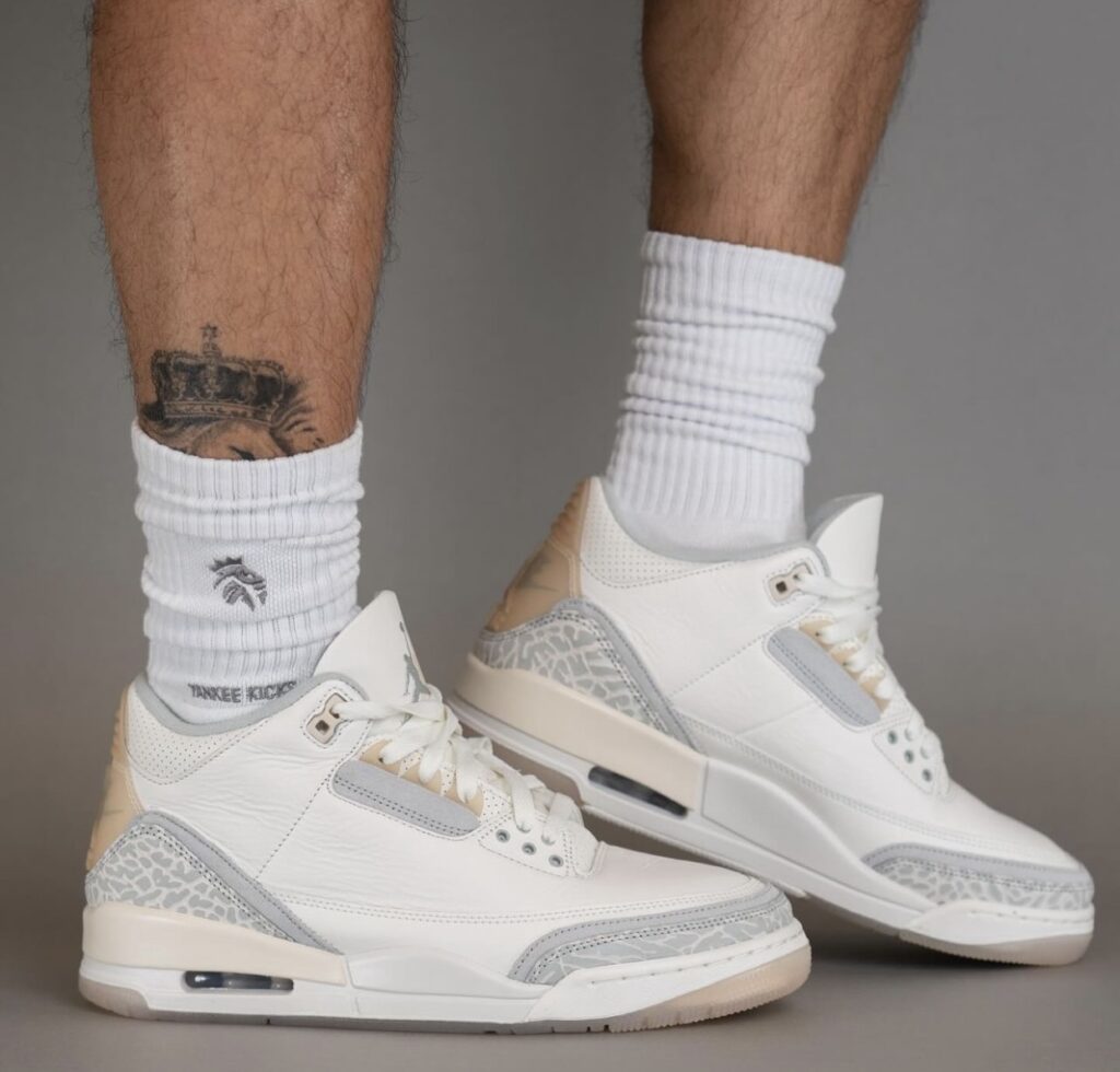 Air Jordan 3 Craft Ivory On-Feet FJ9479-100