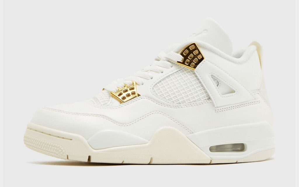 Air Jordan 4 Sail Metallic Gold