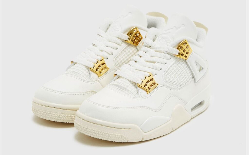 Air Jordan 4 Sail Metallic Gold