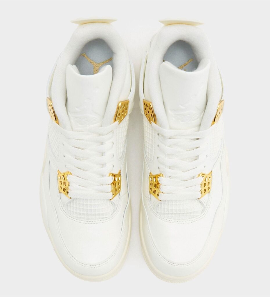 Air Jordan 4 Sail Metallic Gold