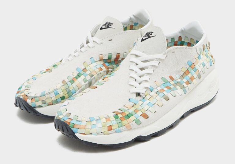 nike air footscape woven rainbow