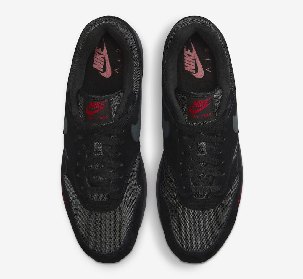 Nike Air Max 1 Bred Black Anthracite University Red FV6910-001