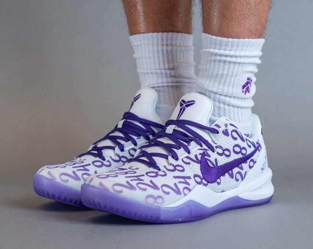 Nike Kobe 8 Protro Court Purple On-Feet