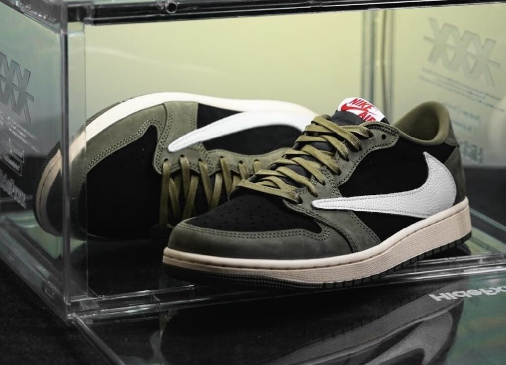 Travis Scott Air Jordan 1 Low OG Black Olive 2024