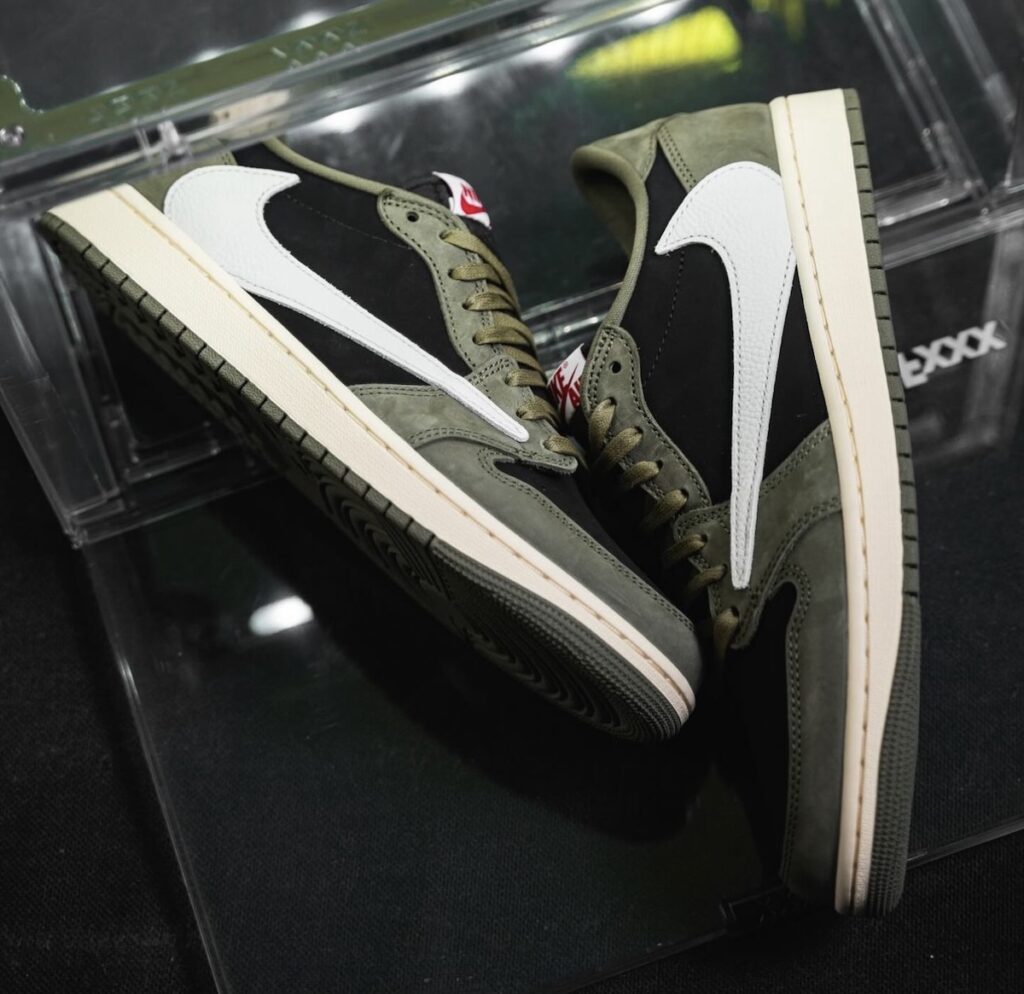 Travis Scott Air Jordan 1 Low OG Black Olive 2024