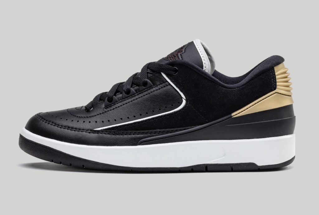 Air Jordan 2 Low Black Varsity Red