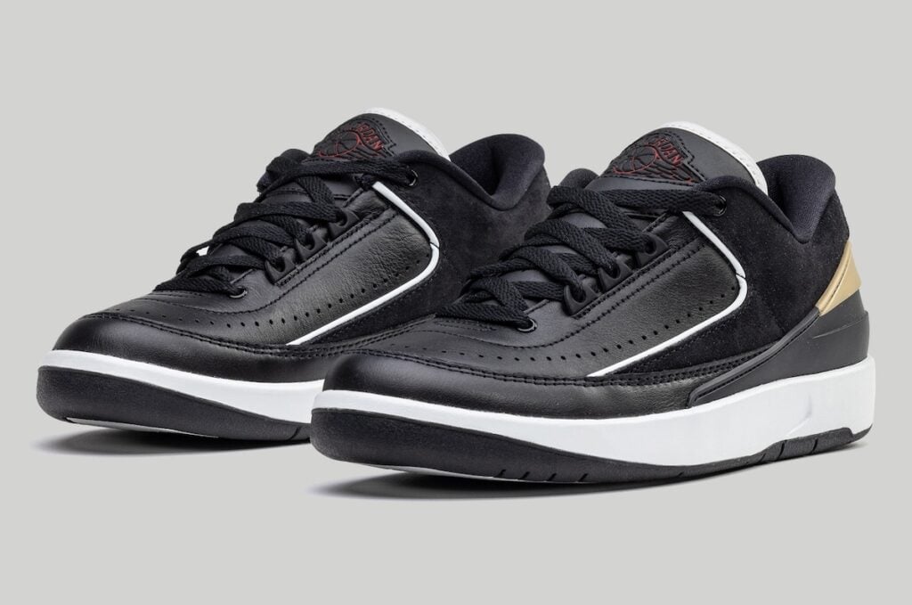 Air Jordan 2 Low Black Varsity Red