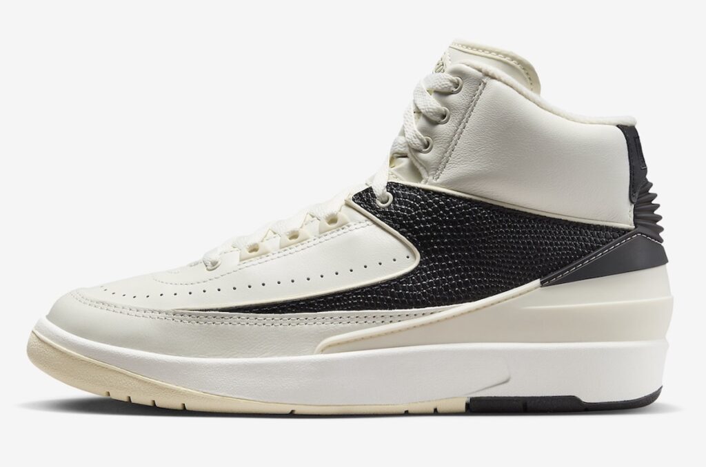 Air Jordan 2 Sail Black Womens