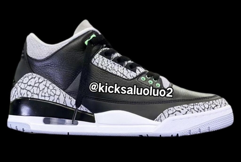 Air Jordan 3 Green Glow 2024