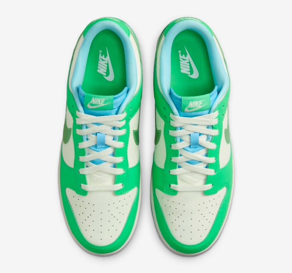 Nike Dunk Low Green Shock Aquarius Blue