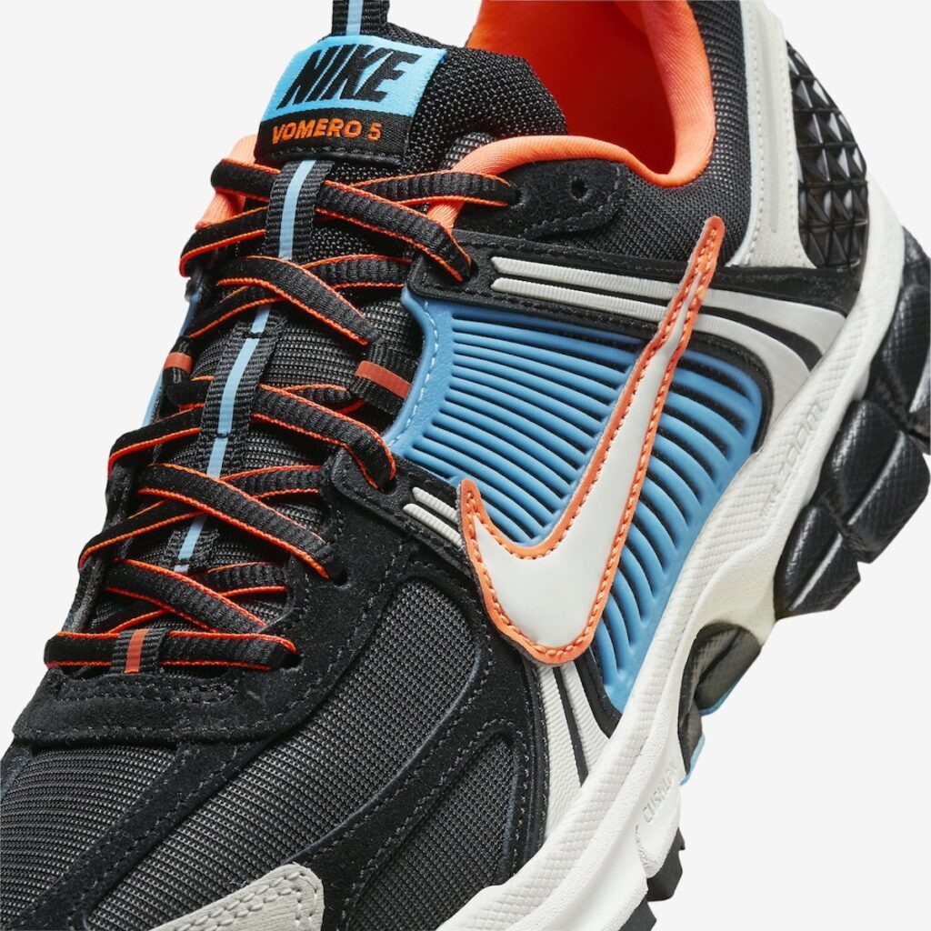 Nike Zoom Vomero 5 Black Blue Gaze Total Orange