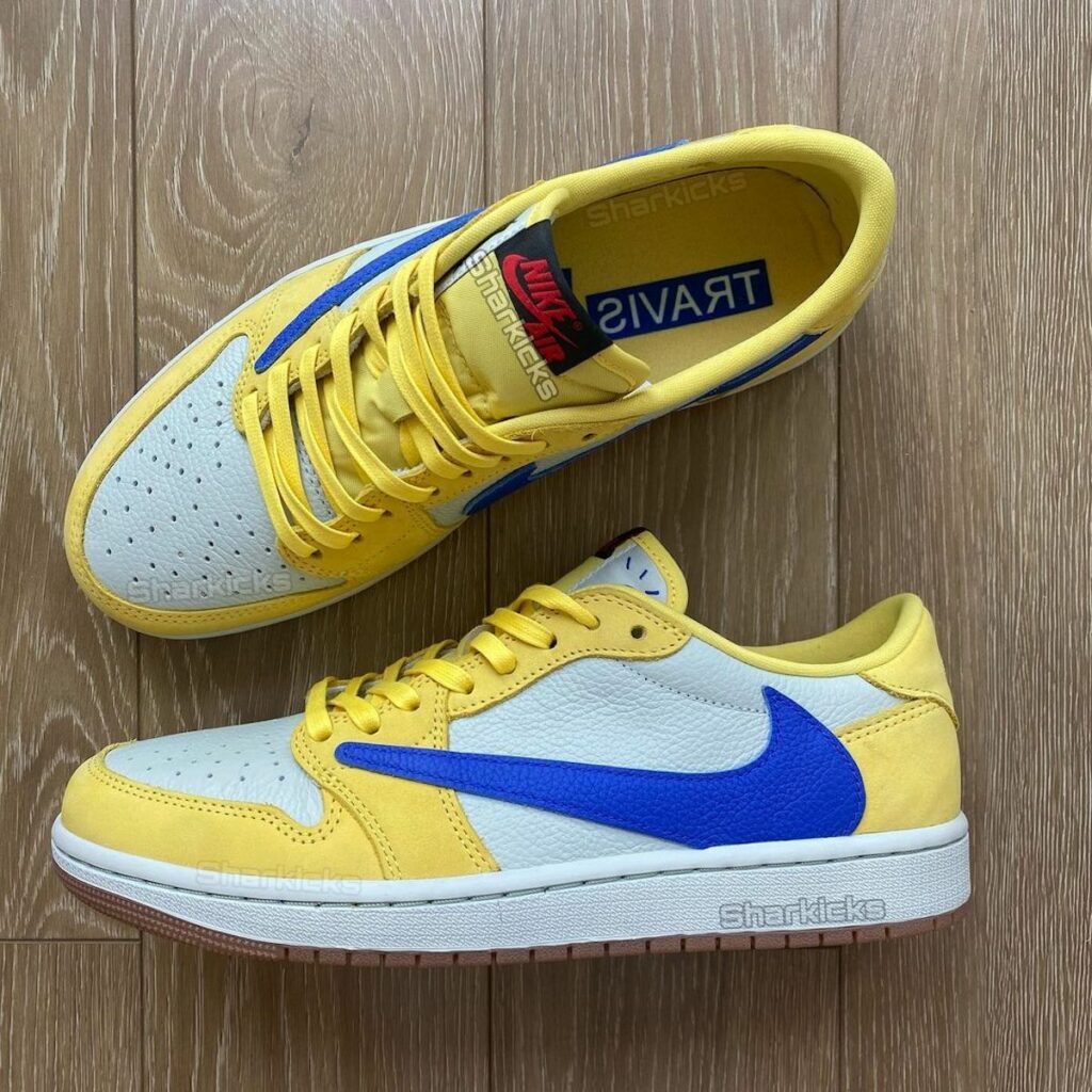 Travis Scott Air Jordan 1 Low OG Canary Elkins