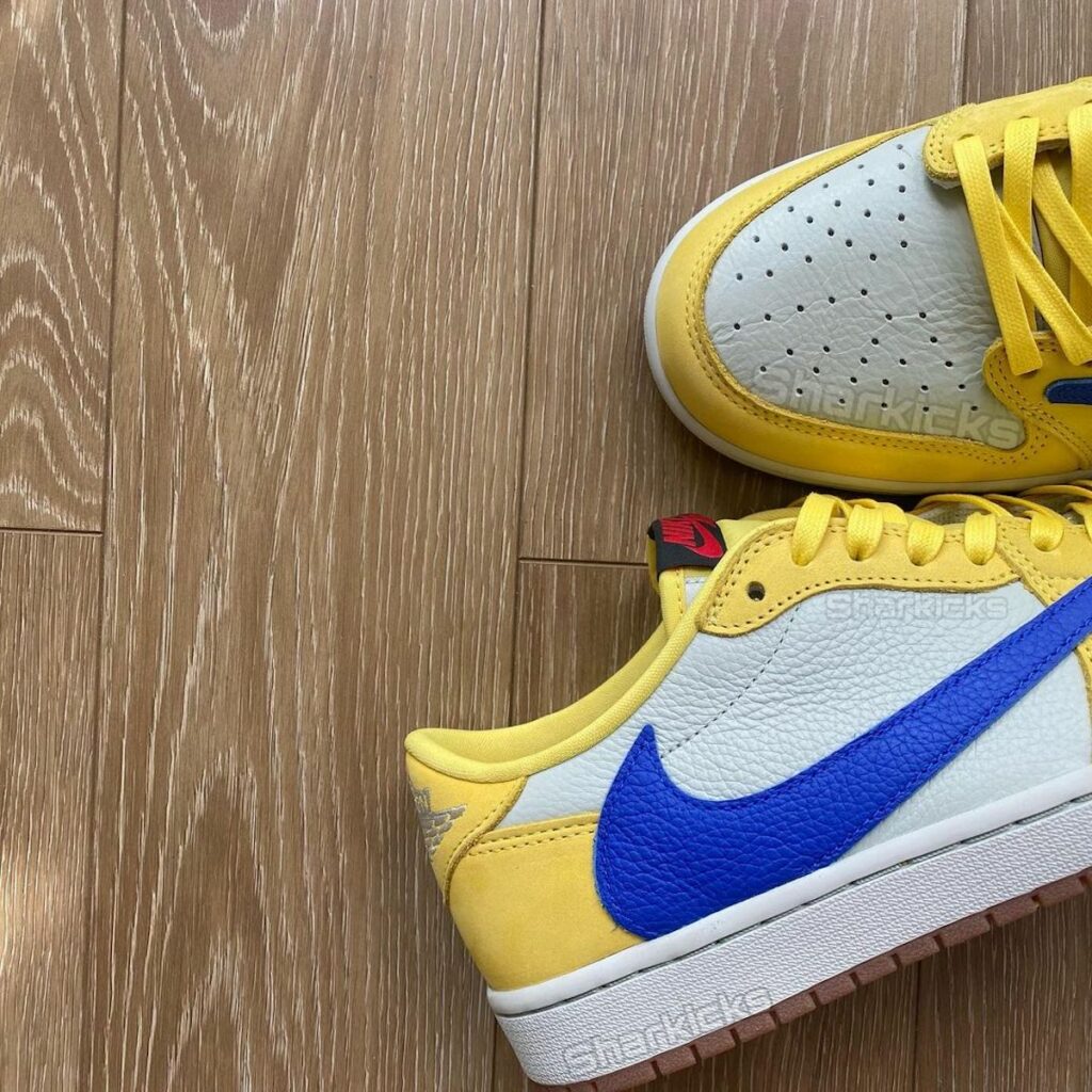 Travis Scott Air Jordan 1 Low OG Canary Elkins