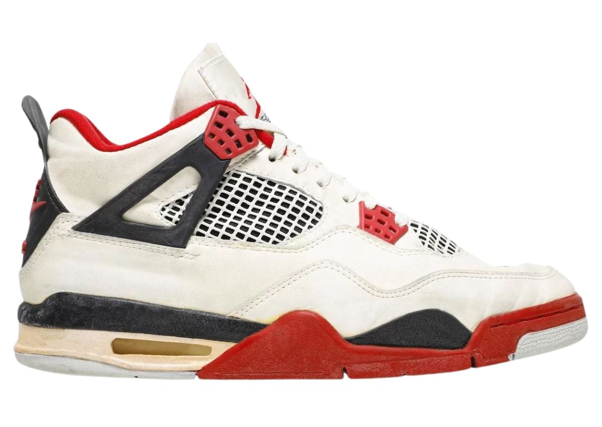 original jordan 4 fire red