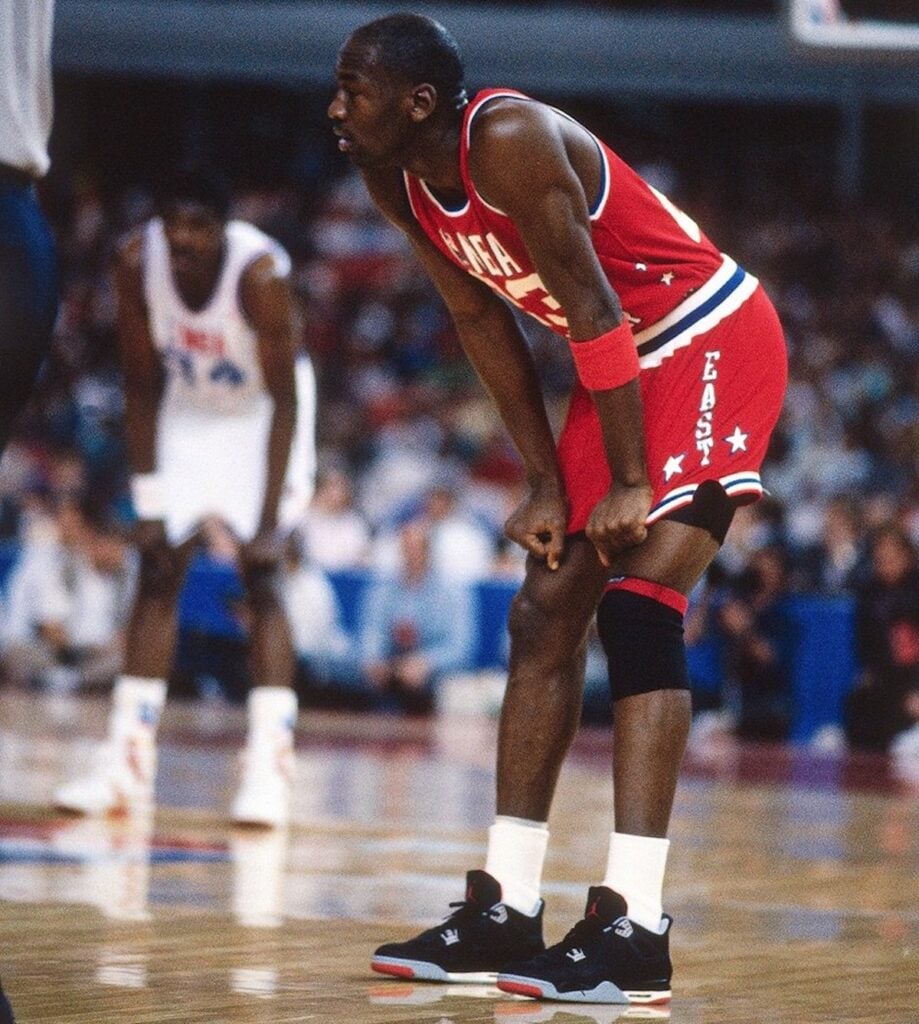 Michael Jordan 1989 All-Star Game Air Jordan 4 Black Cement
