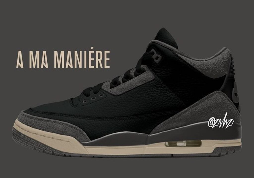 A Ma Maniere Air Jordan 3 Black FZ4811-001 2024