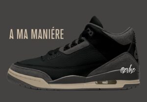 A Ma Maniere x Air Jordan 3 “Black” Releasing July 2024