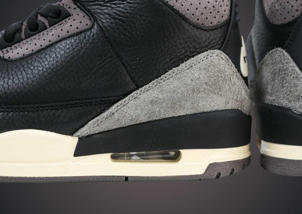 A Ma Maniere Air Jordan 3 Black Flat Pewter Violet Ore FZ4811-001