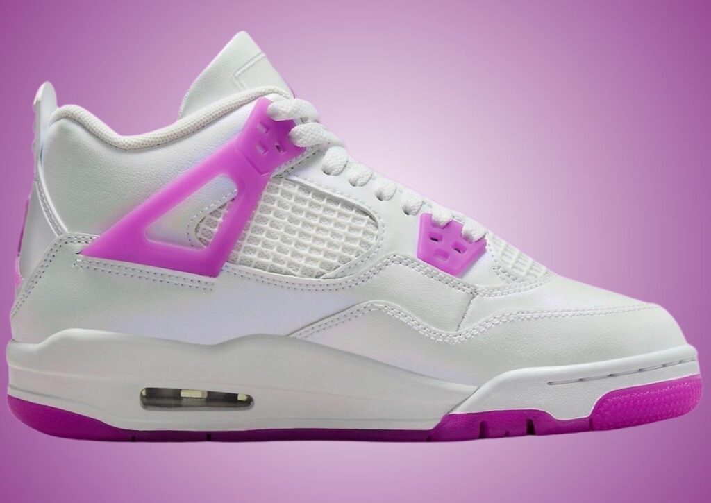 Air Jordan 4 GS White Hyper Violet FQ1314-151