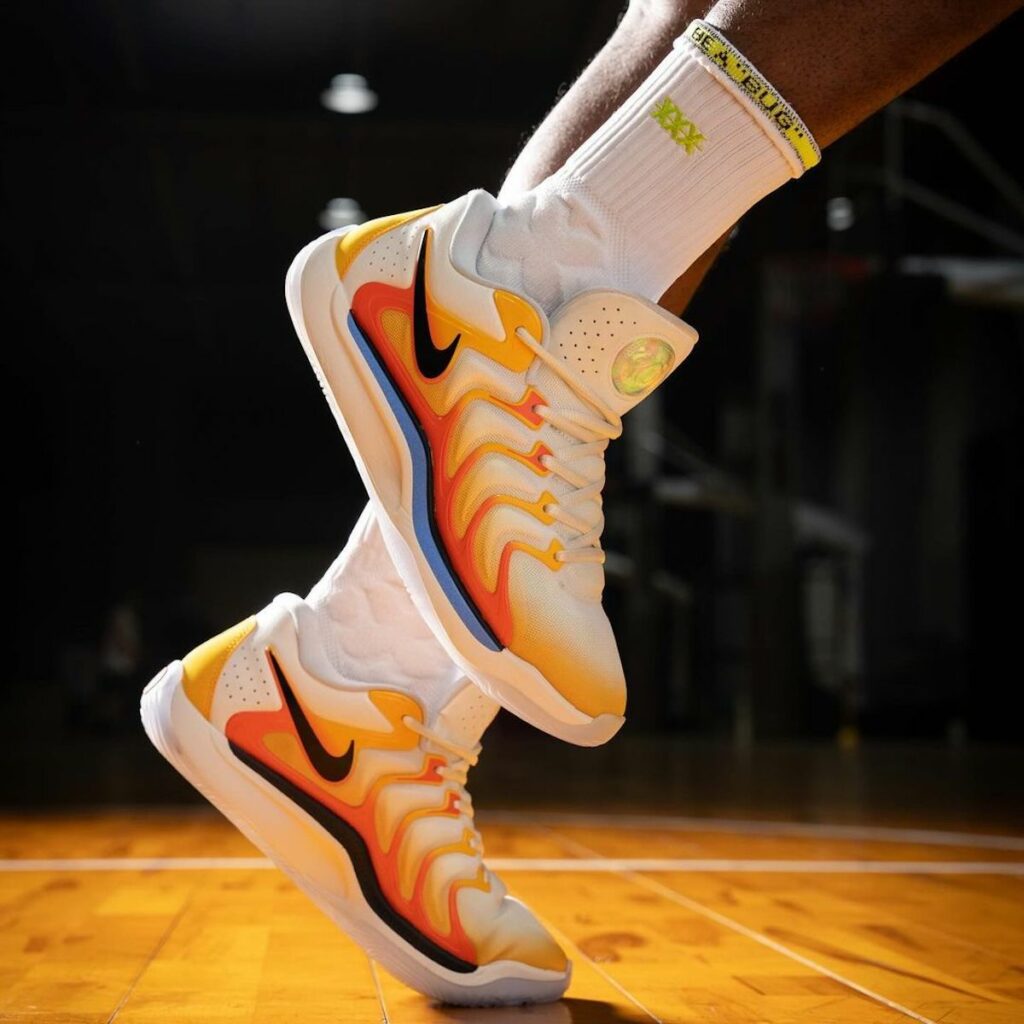 Nike KD 17 Sunrise On-Feet FJ9487-700