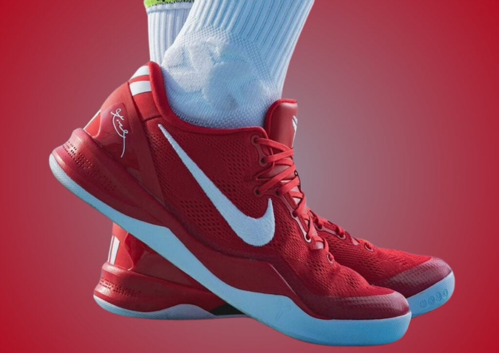 Nike Kobe 8 Protro University Red HF9550-600 On-Feet