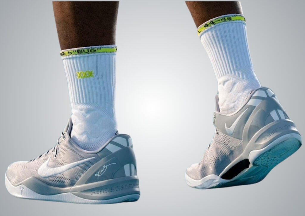 Nike Kobe 8 Protro Wolf Grey HF9550-002 On-Feet