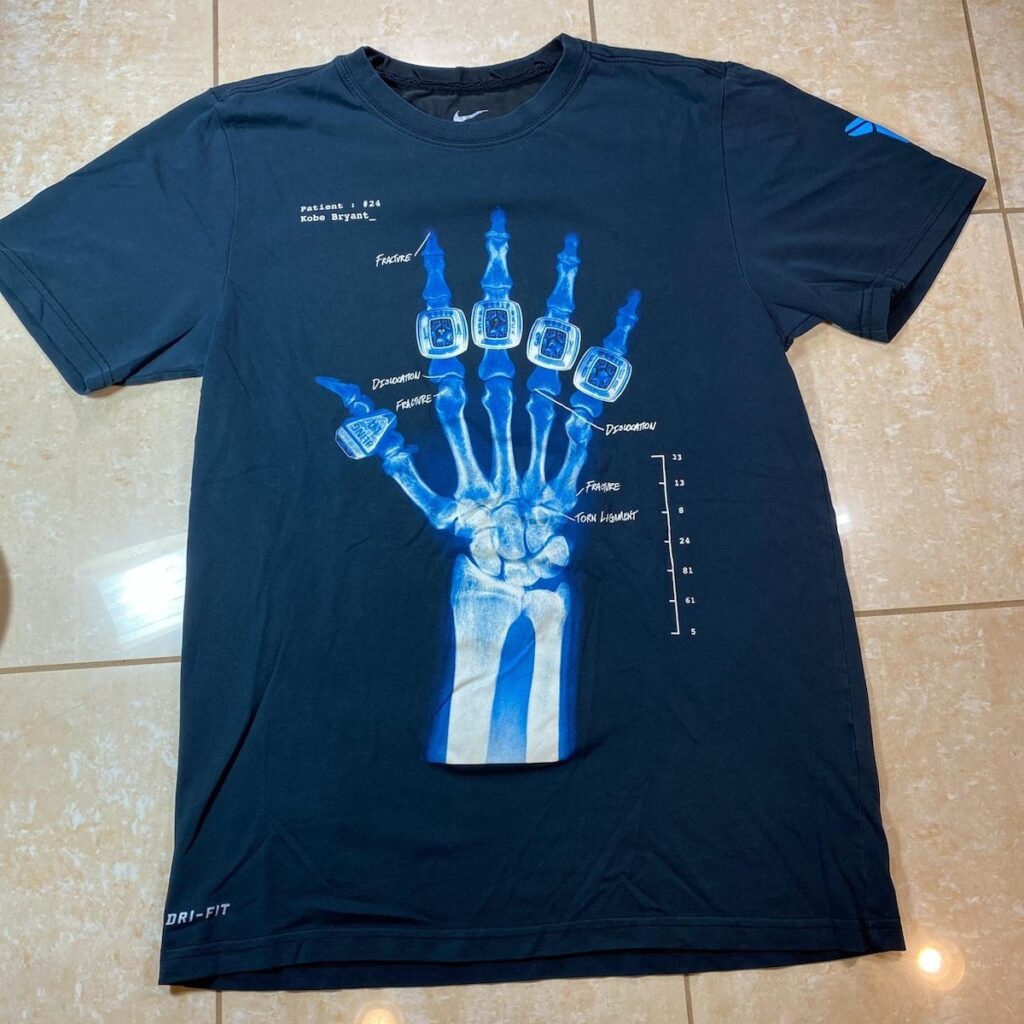 Nike Kobe Bryant X-Ray 5 Rings Finger Shirt