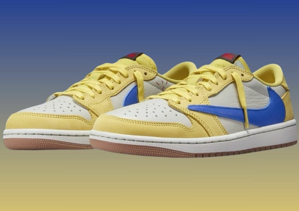 Travis Scott Air Jordan 1 Low OG Canary DZ4137-700 Release Info